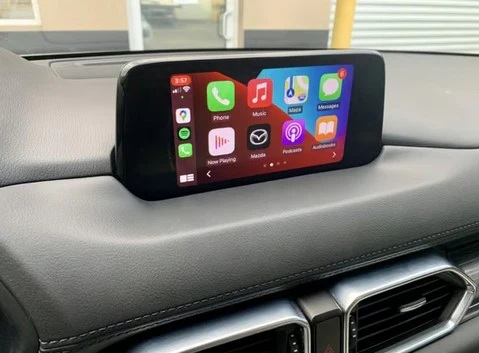 CarPlay interface i Mazda